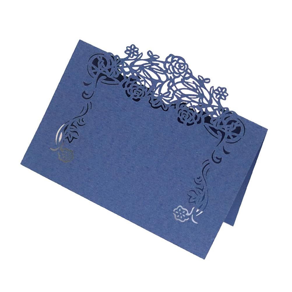 50Pcs Vintage Paper Seat Name Cards European Style Wedding Party Table Place Card for Banquets Feasts Events Paper Place Card