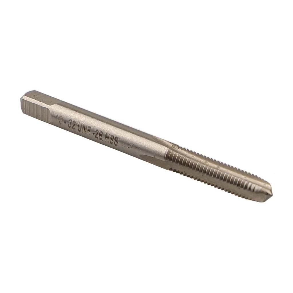 10x32 Thread Tap High Speed Steel Tap Straight Groove Tap Suitable For Shallow Holes Clear Thread Without Burrs