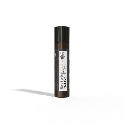 Rotolo di miscela di oli essenziali Sleep Buddy su lavanda, camomilla romana, vetiver
