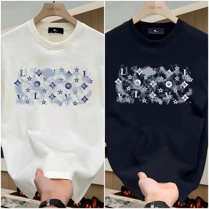 Fashion Brand Print Man T-shirt 2024 Summer Men Tops T Shirt Women Cotton Hip Hop Casual Streetwear Tees Short Sleeve Clothing