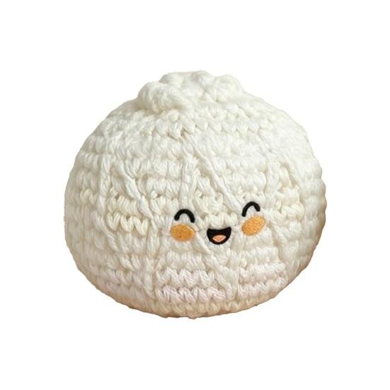 Yousheng Cartoon Bun Footbag, Handmade Crochet Juggling Balls, Soft Stress Relief Toy for Kids Adults, Party Game