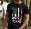 Dirt Track Racing Tee: Unisex Cotton Motorsports T-Shirt