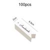 100pcs Swallowtail Shape Gift Tags Handwritten Card Blank Tags Kraft Paper Labels for Wedding Christmas Day Thanksgiving TMZ