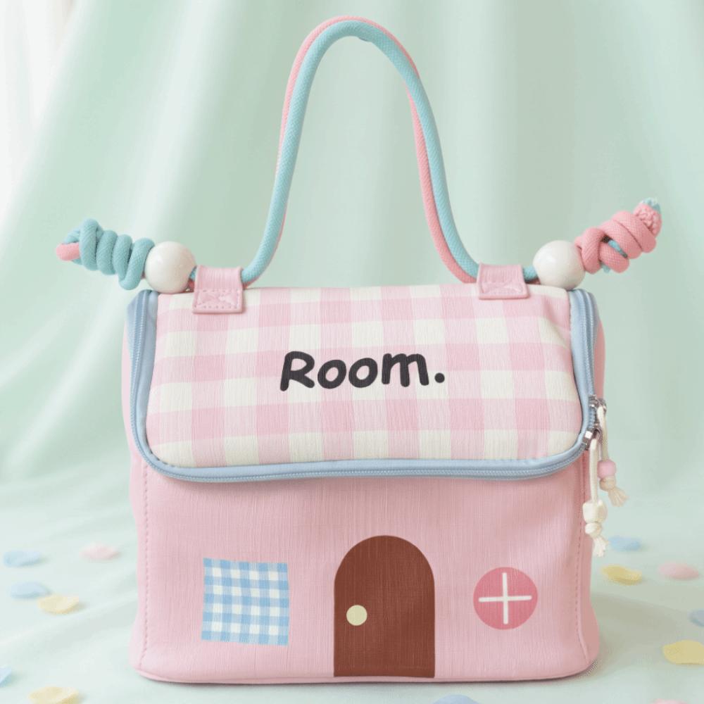 Large Capacity Cosmetic Bag House Shape Portable Toiletry Organizer Makeup Bag  Home Storage