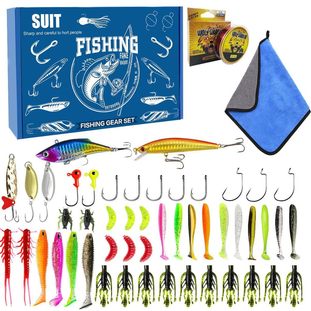 Geheimnisvolles Angelköder-Set für Barsch & Forelle - Ultimative Köderbox-Sammlung