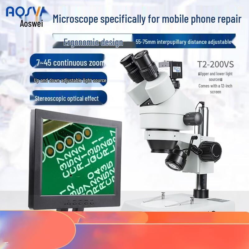 

AOSVI T2-200VS Trinocular Stereoscopic Microscope