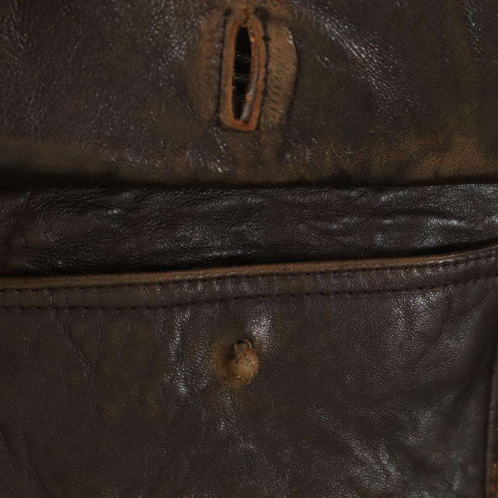 AVIREX 90s Old G-1 Leather Flight Jacket XS Brown Men's Used