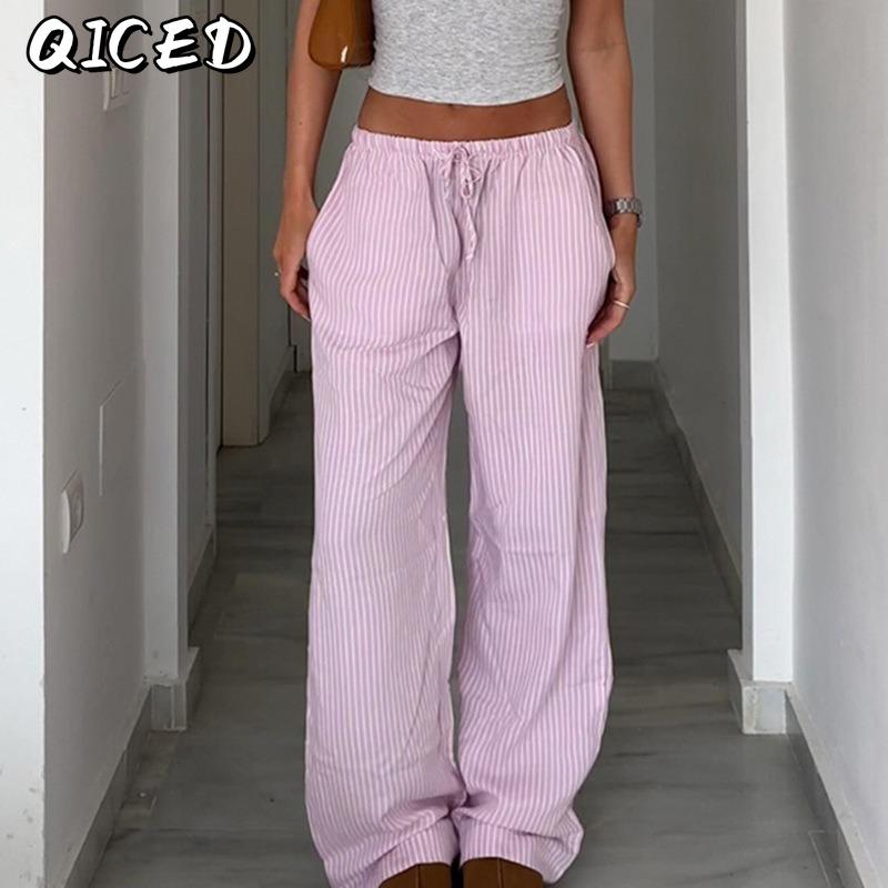 QICED מכנסי קז'ואל אופנתיים לנשים וקפריס