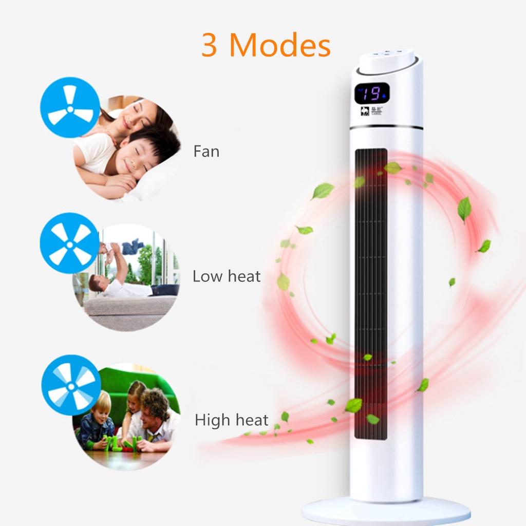 Digital Tower Heater Oscillating Space Heater Timer with Remote Control 2000W 220V