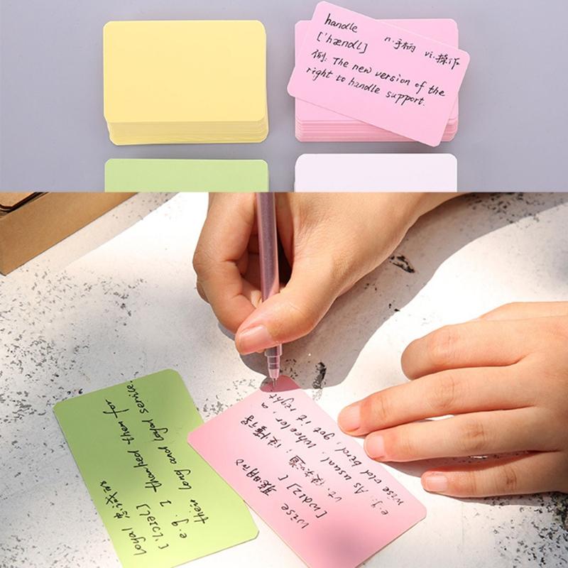 Handwritten Memo Notecards Wedding Blessing Greetings Cards Business Cards 100 Sheets/Box Message Note Blank Paper Cards