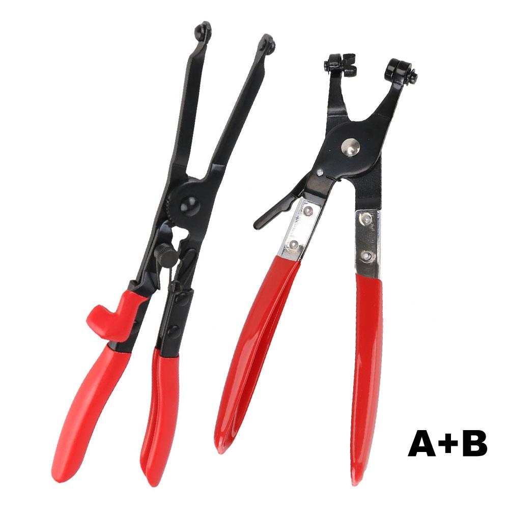Close/Open Pliers Automobile Exhaust Pipe Clamp Auto Fastener Car Removal Tools Water Hose Ring Clamp Plier Hand Garage Tools