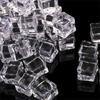 Photography Props Drinks Decoration Acrylic Cubes Fake Crystal Artificial Ice Simulate Ice Cubes