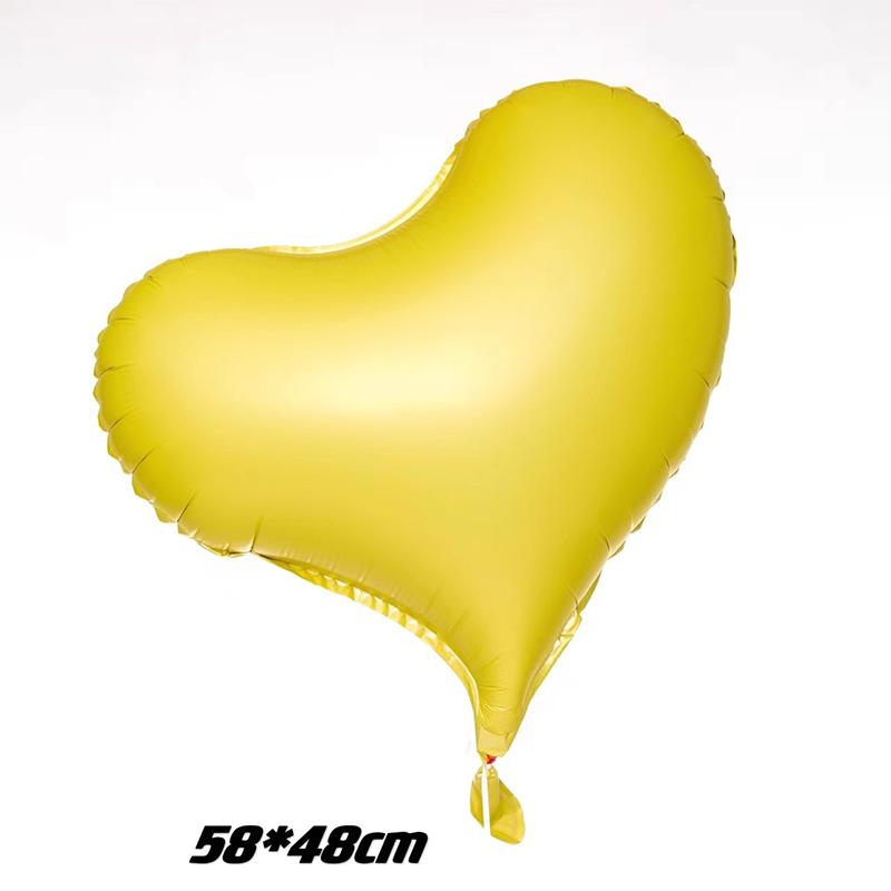 Pastel-Colored Birthday Party Balloons Large Red Heart-Shaped Foil Balloons Perfect For Valentine'S Day And Weddings