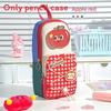 Korean Style Striped Stationery Bag With Large Capacity For Girls And Students