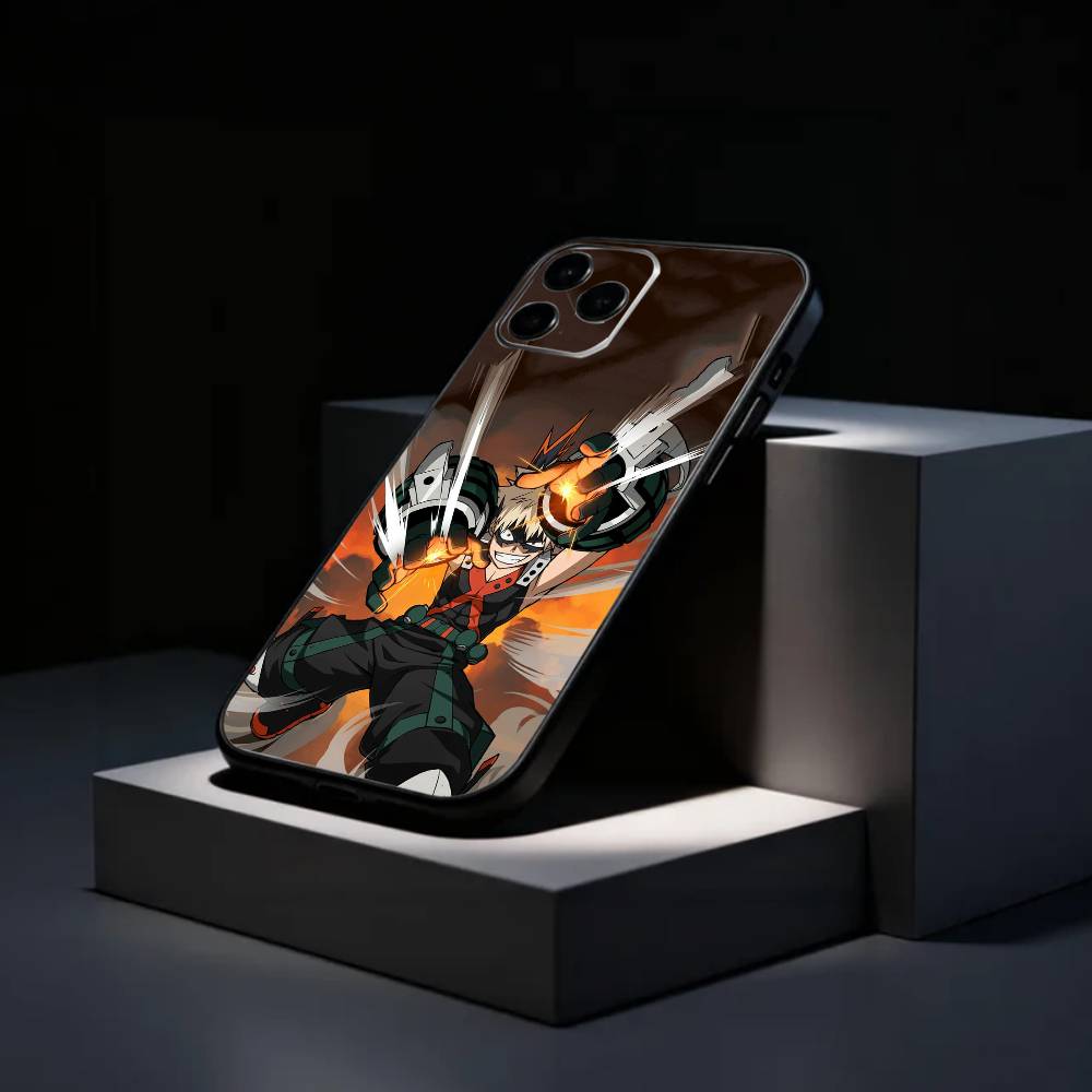 B-Bakugo My Hero Academia   Phone Case Silicone Soft For IPhone 17 16 15 14 13 12 11 X XR Plus Pro Max Plus