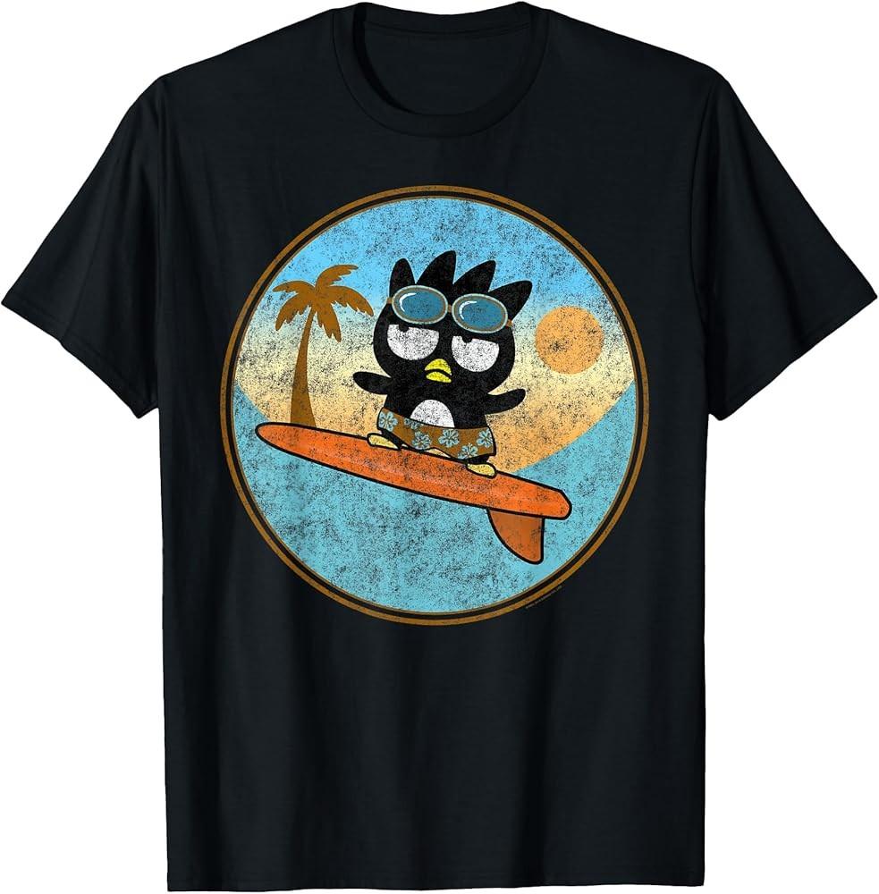 BadtzMaru Surfing TShirt Unisex T-Shirt L