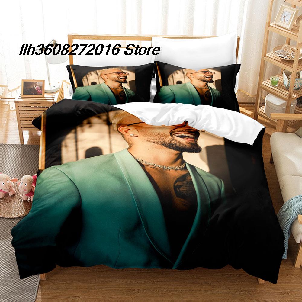 New New Maluma Bedding Set Single Twin Full Queen King Size Bed Set Aldult Bedroom Duvetcover Sets 3D Print Hip Hop Bed Sheet Se