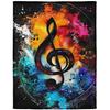Rock Music Blanket Electric Guitar Punk Style Air Conditioning Blanket Office Nap Blanket Flannel Blanket