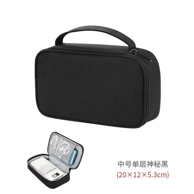 Travel Cable Organizer Bag Pouch Electronic Accessories Gadget Carry Case Portable Waterproof Storage Bag for Cable Cord