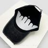 And Women Broken Style Embroidered Letter Prints Baseball Caps Bandhnu Sun Protection Street Style All-Match Distressed Peaked Hats Trendy Ins