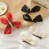 2Pcs/Set Blackbow Hair Clips For Girls Kawaii Barrettes Cute Hair Accessoires