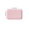 Elegant Pink Velvet Series Jewelry Tray Necklace Bracelet Bangle Earring Ring Display Storage Trays Counter Window Showcase Prop