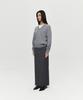 Hoite Classic Stripe Skirt (Charcoal)