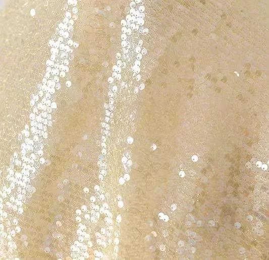 Color Heavy Industry Full Sequin Fabric Multi-color Wedding Dress Designer Clothing Fabric background Decorative Fabric