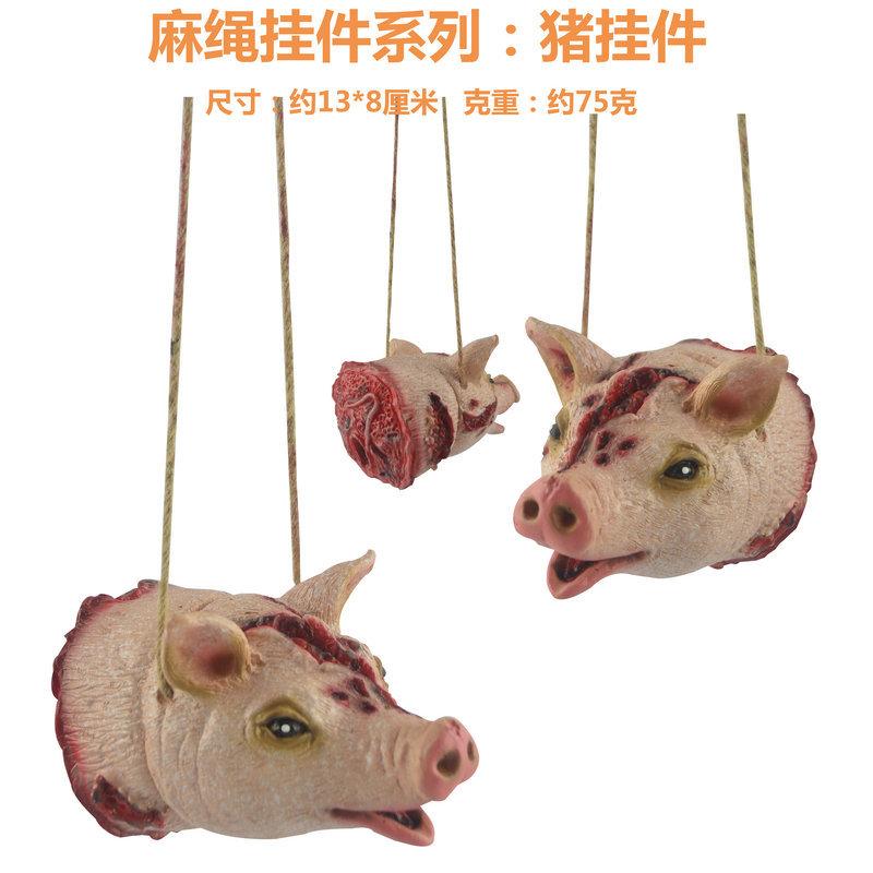 Halloween Horror Hanging Prop Fake Dead Mouse Bat Bloody Hand Feet Halloween Party Decoration Haunted House Decor Prop Ornament