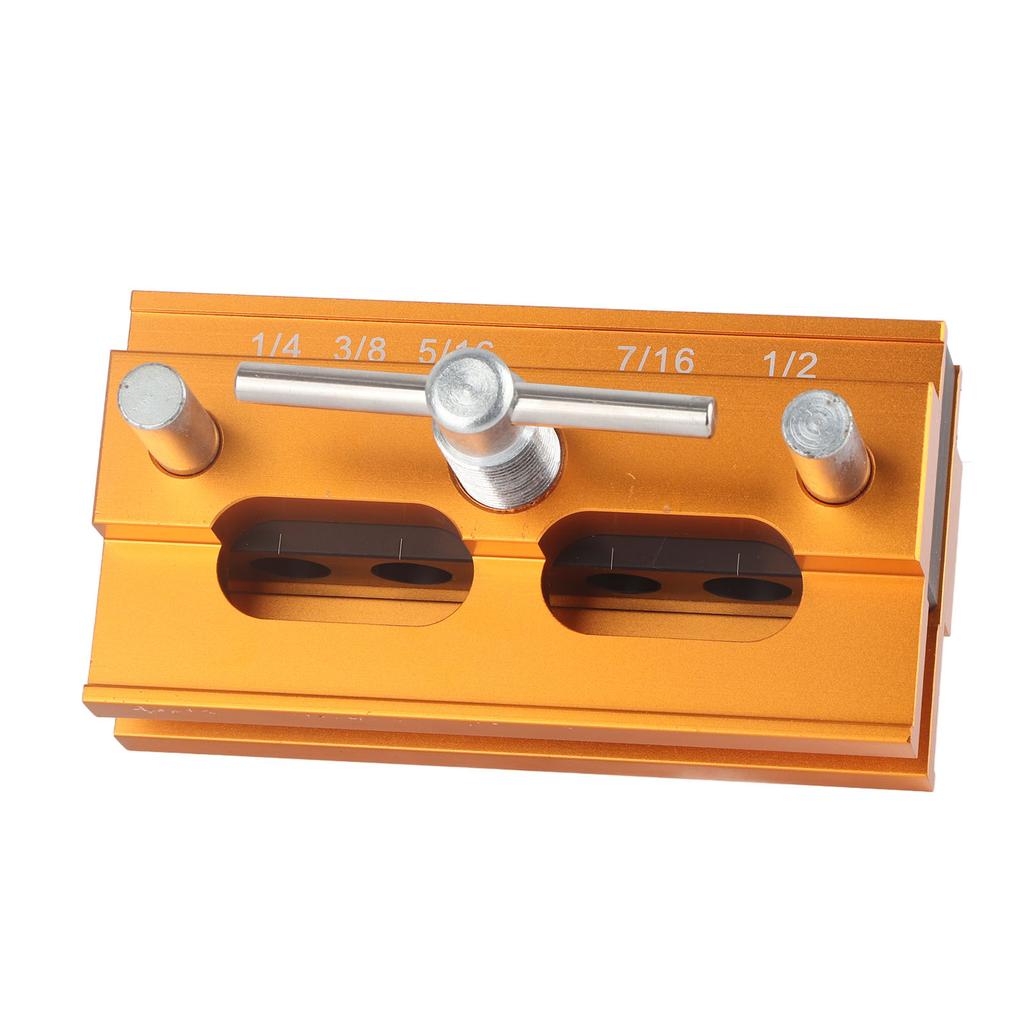 Self Centering Dowelling Jig Aluminum Alloy Drilling Guide Bushings Set Wood Puncher Locator 64mm