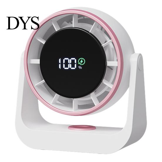 Desktop Airflow Fan for Kitchen Portable Fan, USB Rechargeable Personal Cooling with Adjustable Travel Airflow, Quiet Air Circulator Office Dormitory