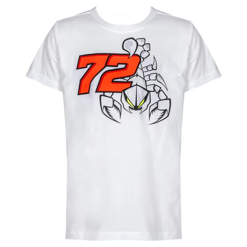 Sommar Moto Marco Bezzecchi T-shirt Unisex Daglig Utomhussporter Snabbtorkande Andningsbar T-shirt Vuxen Barn Män Kvinnor Mode T-shirt