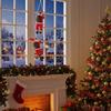 Rope Ladder Climbing Santa Decoration Soft Hanging Decoration Santa Pendant  Door Hanging Decor