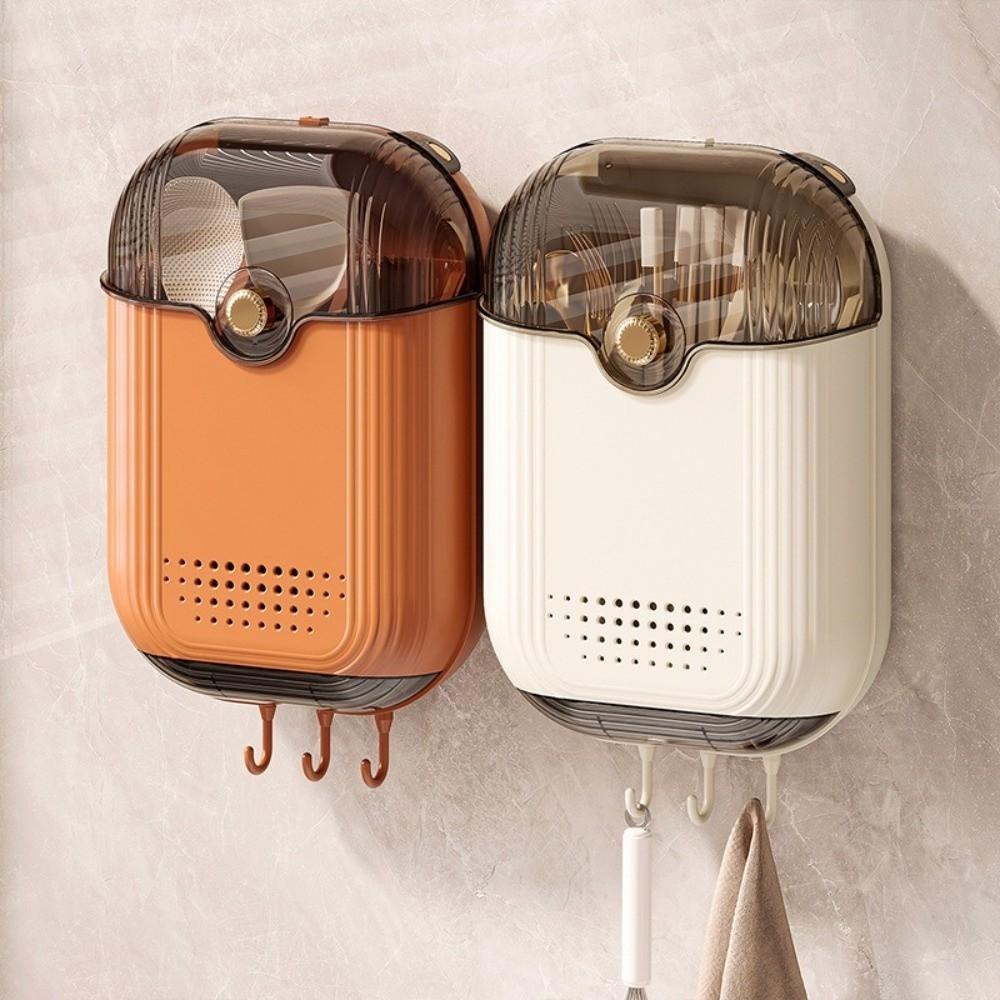 Wall Mounted Kitchen Utensil Drainer Breathable Utensil Drying Rack Durable Utensil Holder  Kitchen