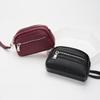 Women's Retro Mini Coin Purse - Double Zipper Handheld Wallet  Vintage Style Multifunctional Cardholder & Compact Clutch