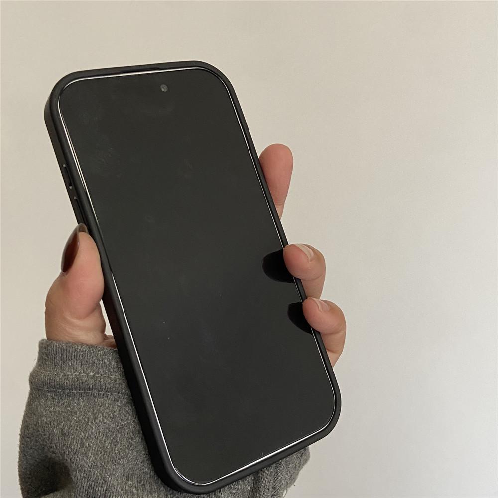 Korean Style Embroidered Phone Case for iPhone 14/16/17 Pro Max - Women's Model