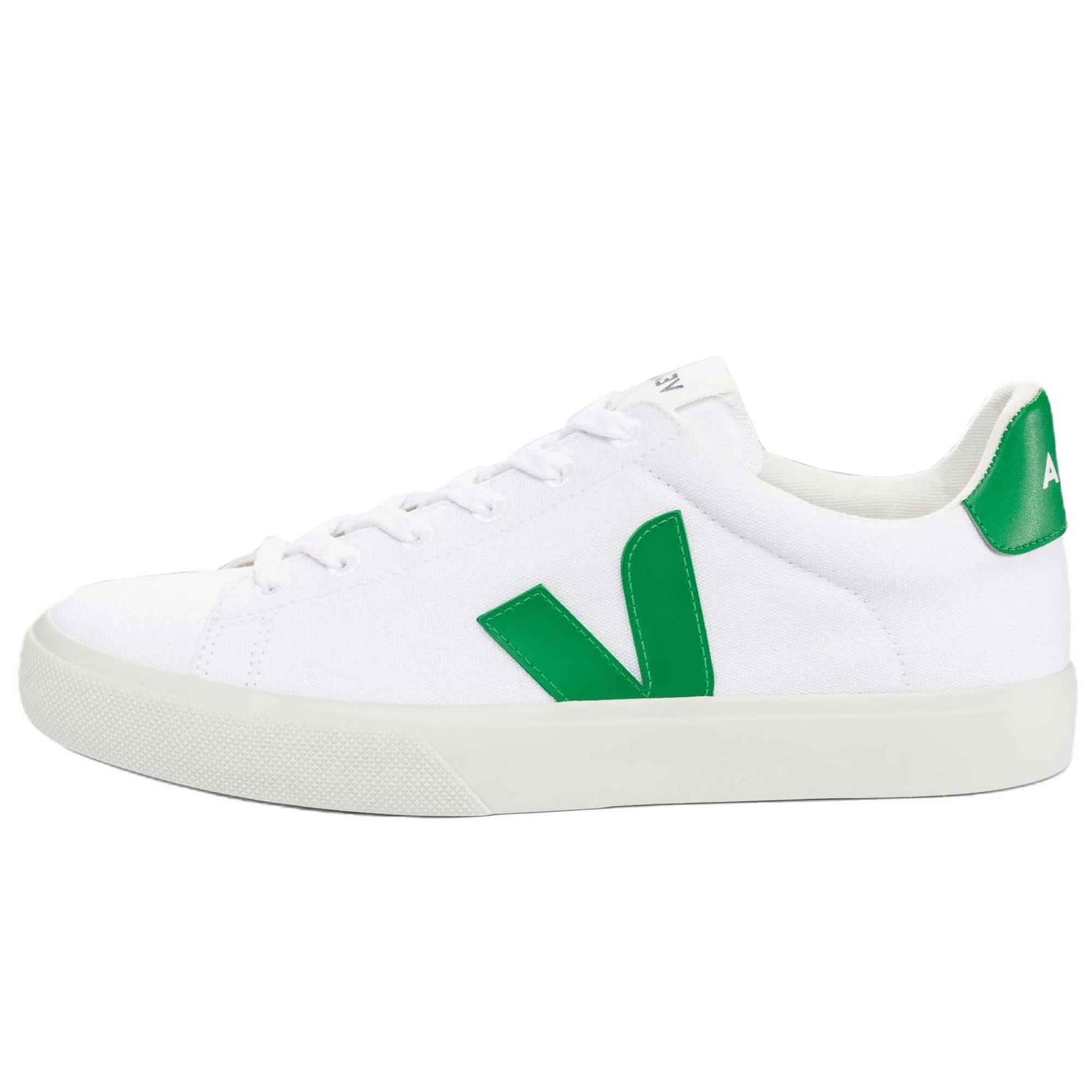VEJA Campo Low Top Sneakers White Green CA0103144B 37