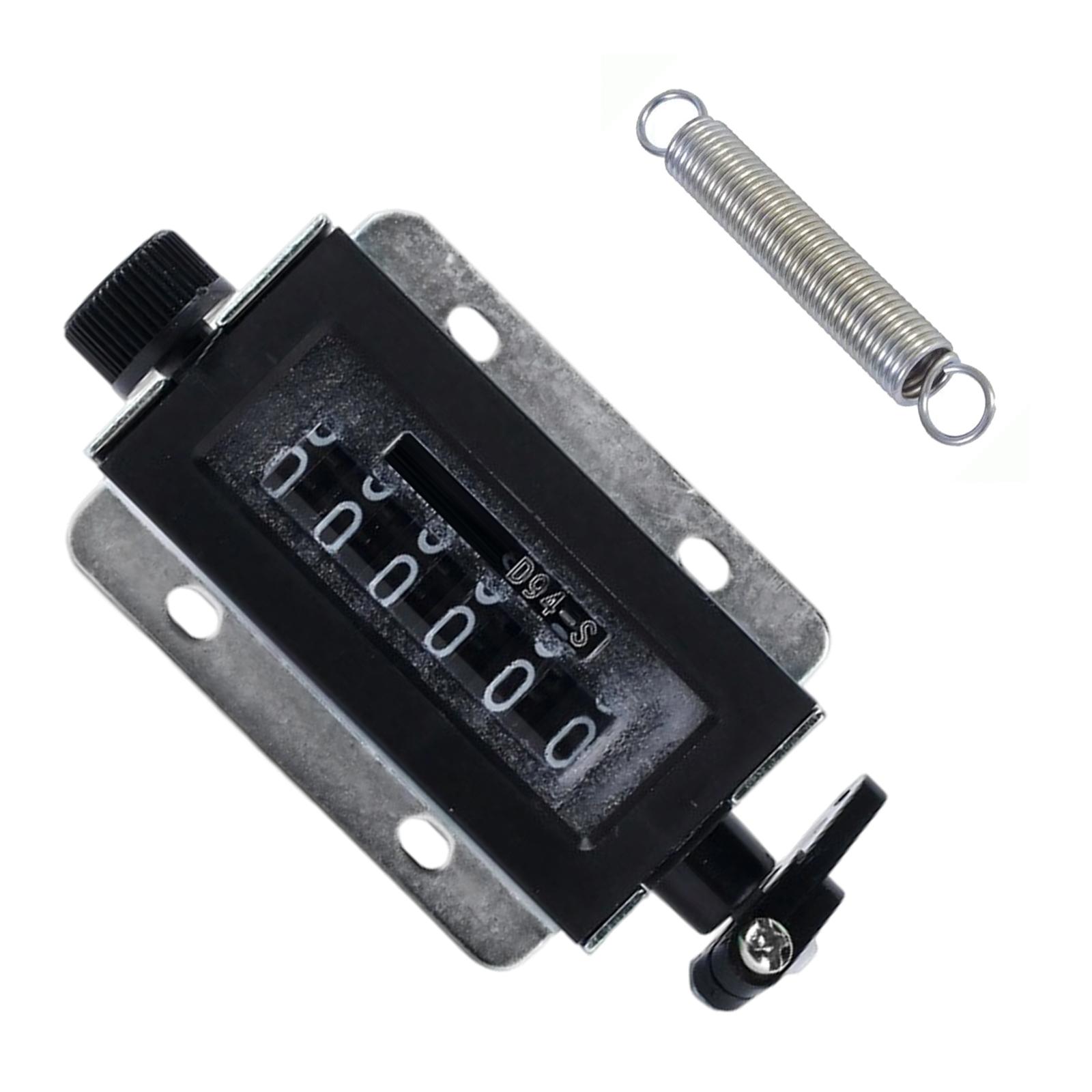 5 Digit/6 Digit Industrial Punch Counting Device Manual Counter Mechanical Resettable Hand Pull Strokes Clickers Counter