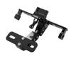 Karun Universal Motorcycle LED Light Rear License Plate Holder Adjustable Fender Eliminator Bracket (Black)
