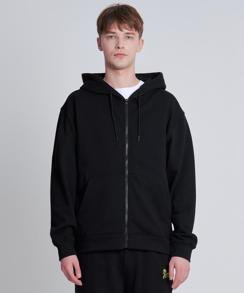 Znother Unisex Hoodie Zip-Up Black