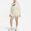Nike Solid Color Logo Drawstring Shorts Women Bottoms Off-White DQ5803-113