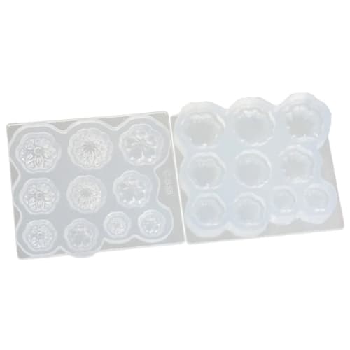 Kamejima Shoten Soft Mold Japanese Sweets Series Nerikiri (Cherry Blossom & Chrysanthemum) Hobby Tool C-868