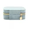 Sophia Classic Velvet Jewellery Box - Blue