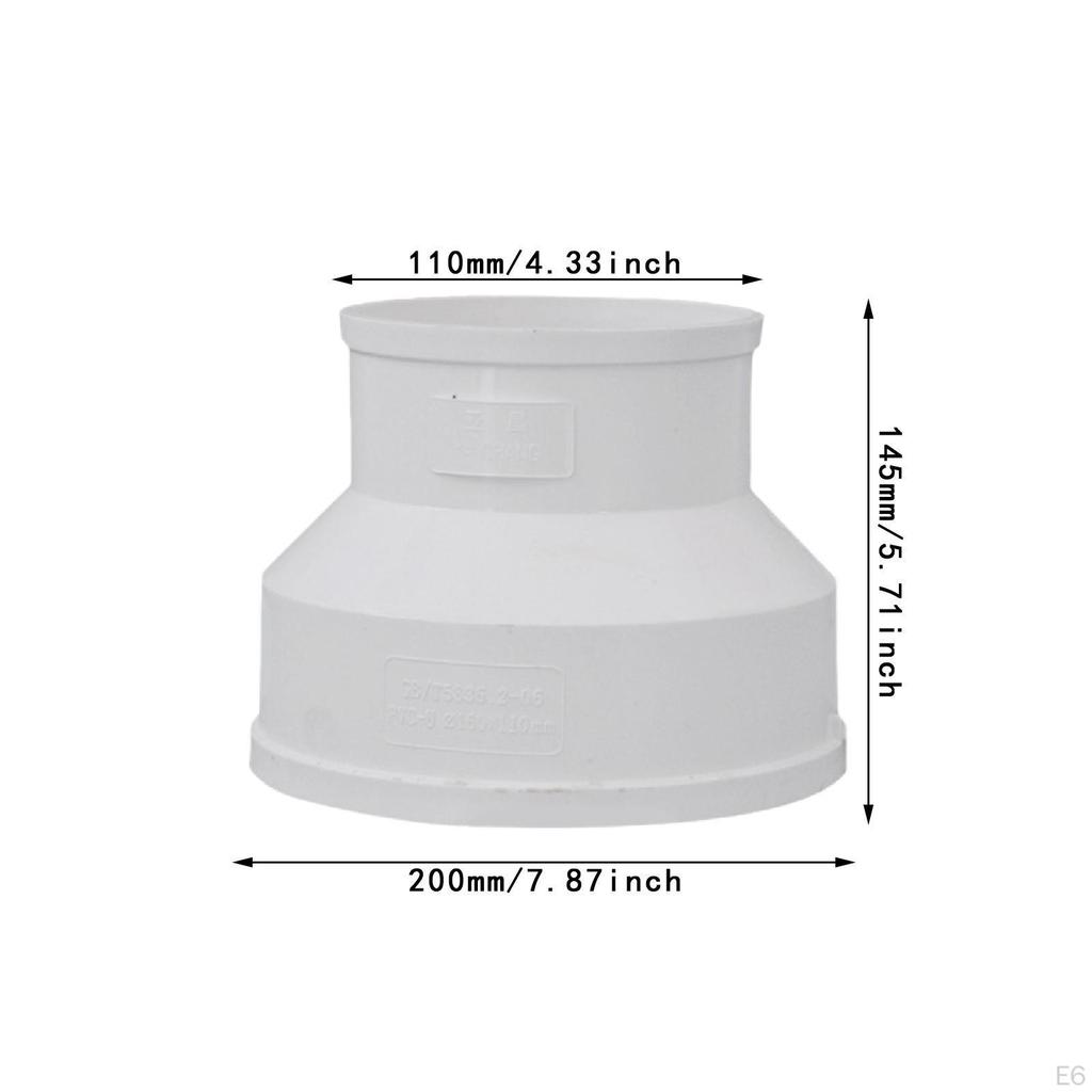 Air Duct Adapter Reducer Professional,Sturdy,Pipe Connector,Airflows Tube Increaser for