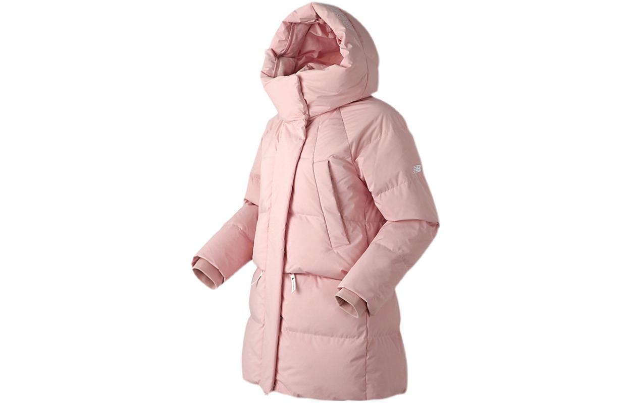 New Balance Down Jackets Women s Pink Hooded Moderate Other NBNP84W072-26 M