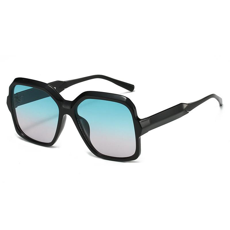 Luxury New Color Contrast Square Women Sunglasses Gradient Frame   Retro Brand Design Travel Shades Men Sun Glasses Uv400