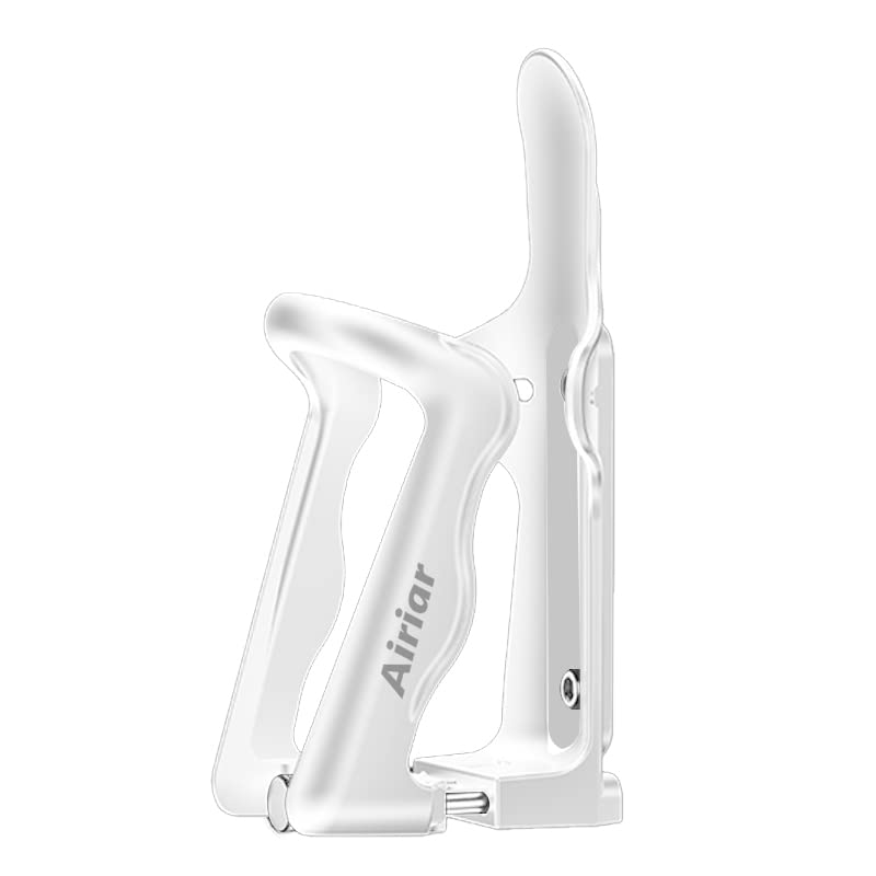 

Airiar Велосипедная флягодержатель для ПЭТ бутылок для шоссейных и кроссовых велосипедов AR-M21-W Держатель, Легкий, Бутылки, (белый) белый