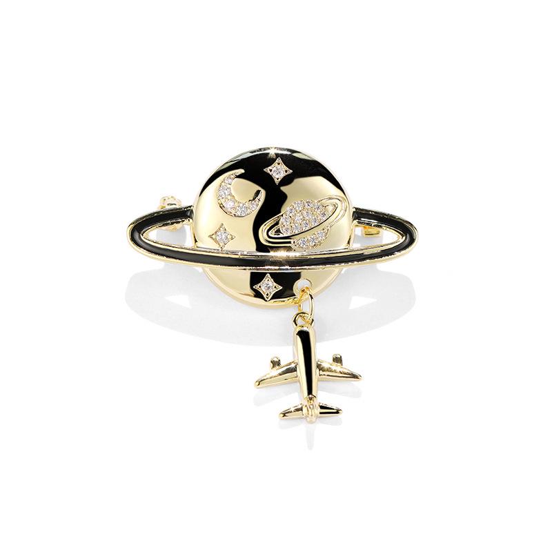 Bo Xin Yun Cute Japanese Style Airplane Brooch Pin - Fashion Women s Anti-exposure Ornament