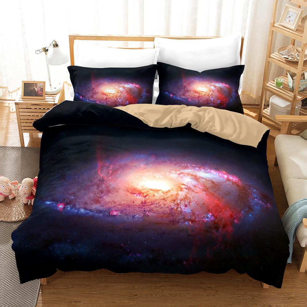 Space Planet E-Commerce Three-Piece American 3D Digital Printing Kit
