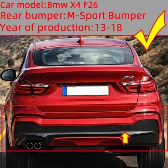 Rear Bumper Tow Hook Cover for BMW X4M-SPORT 20dX 28iX 30dX 35iX M40i 2014-18
